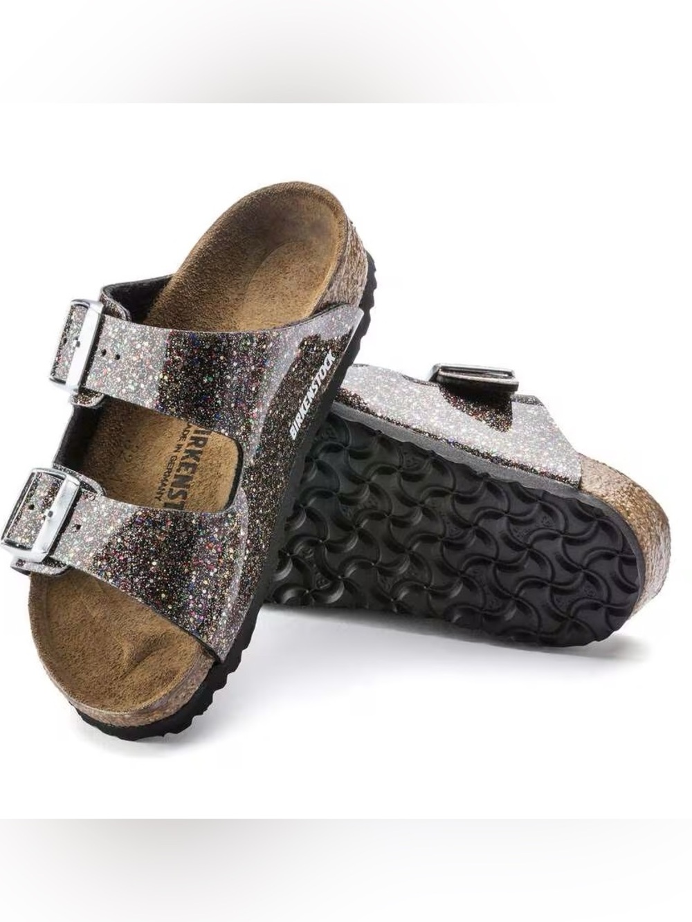 Birkenstock Arizona Cosmic Sparkle Black Multi| 34 | Narrow Fit